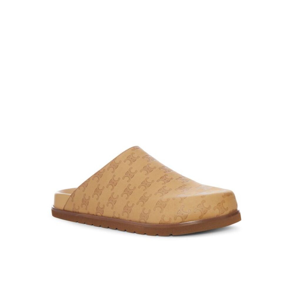 Celine Men Leather Clogs With Monogram Pattern - Picture 2 of 3